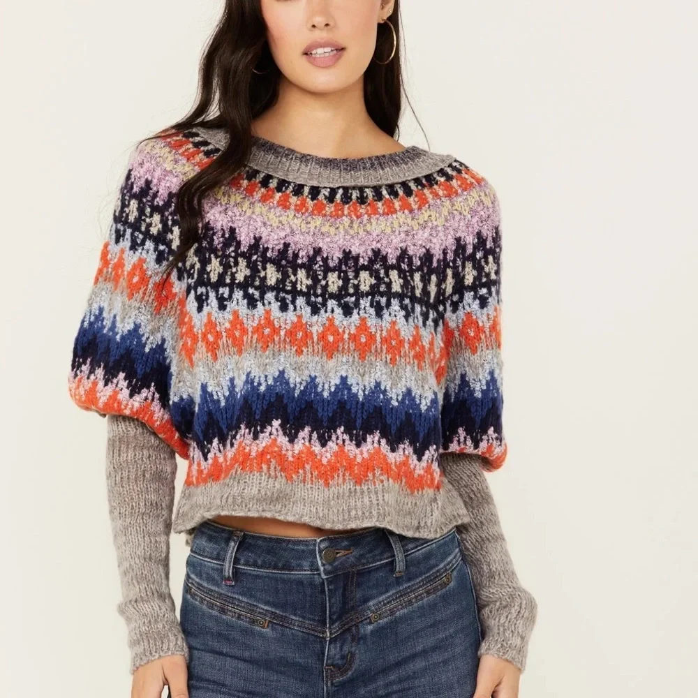 🔸NWOT🔸Free People Home for the Holidays Sweater - Picture 8 of 13